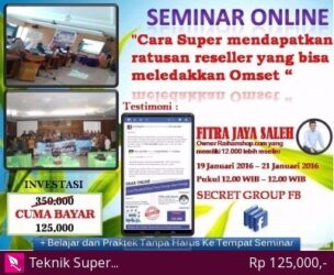 Seminar Online Dgn Pengusaha Nasional